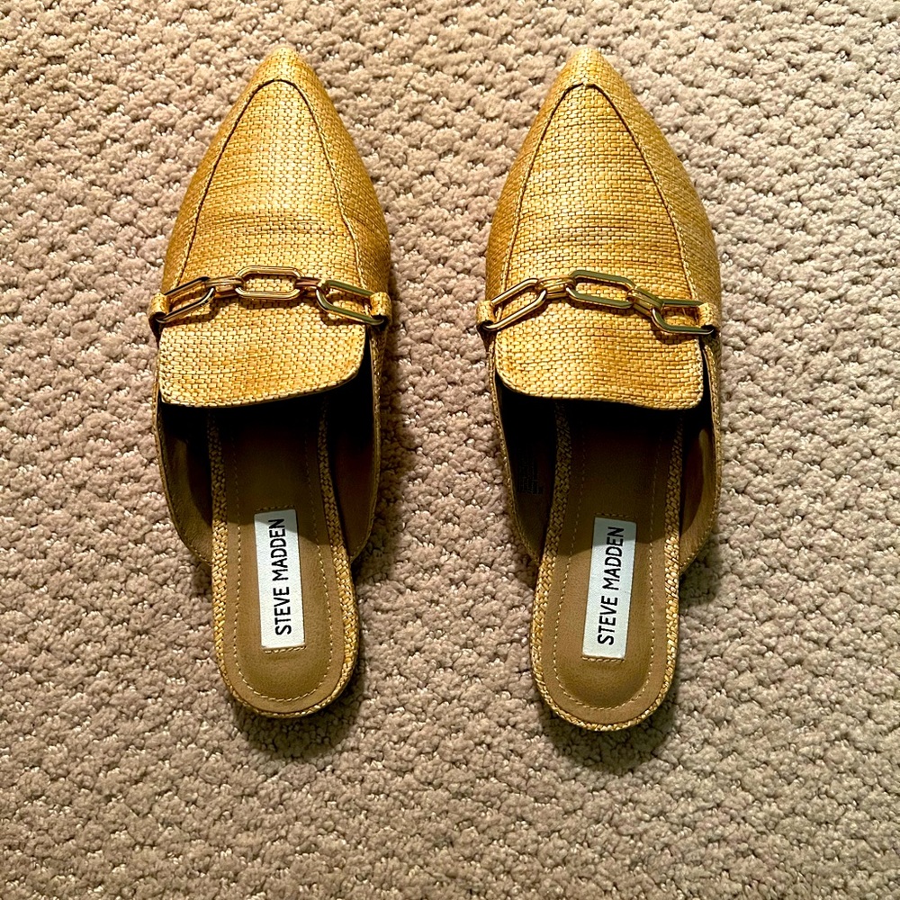 Steve Madden Woven Ally Slip On Mule